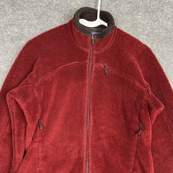 Vintage Patagonia Women's R2 Regulator Polartec Maroon Jacket Medium Fleece - Picture 3 of 11